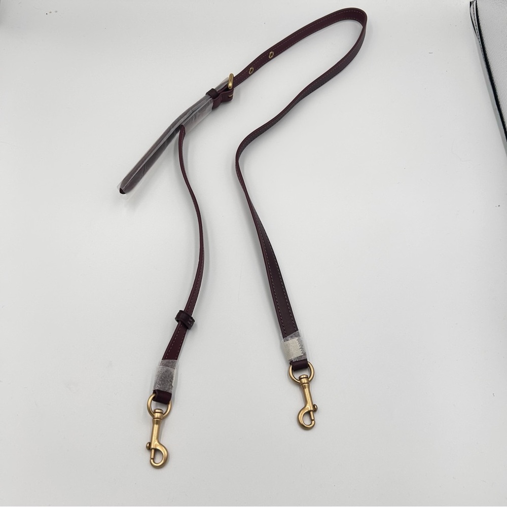 Coach adjustable maroon replacement strap NWT - image 1